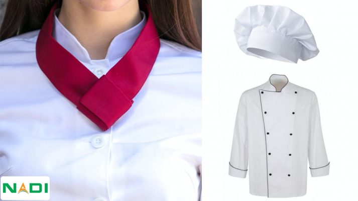 Mũ, thắt nơ và kiểu dáng áo đầu bếp toát lên khí chất của ngành nghề giao hưởng vị giác - đầu bếp