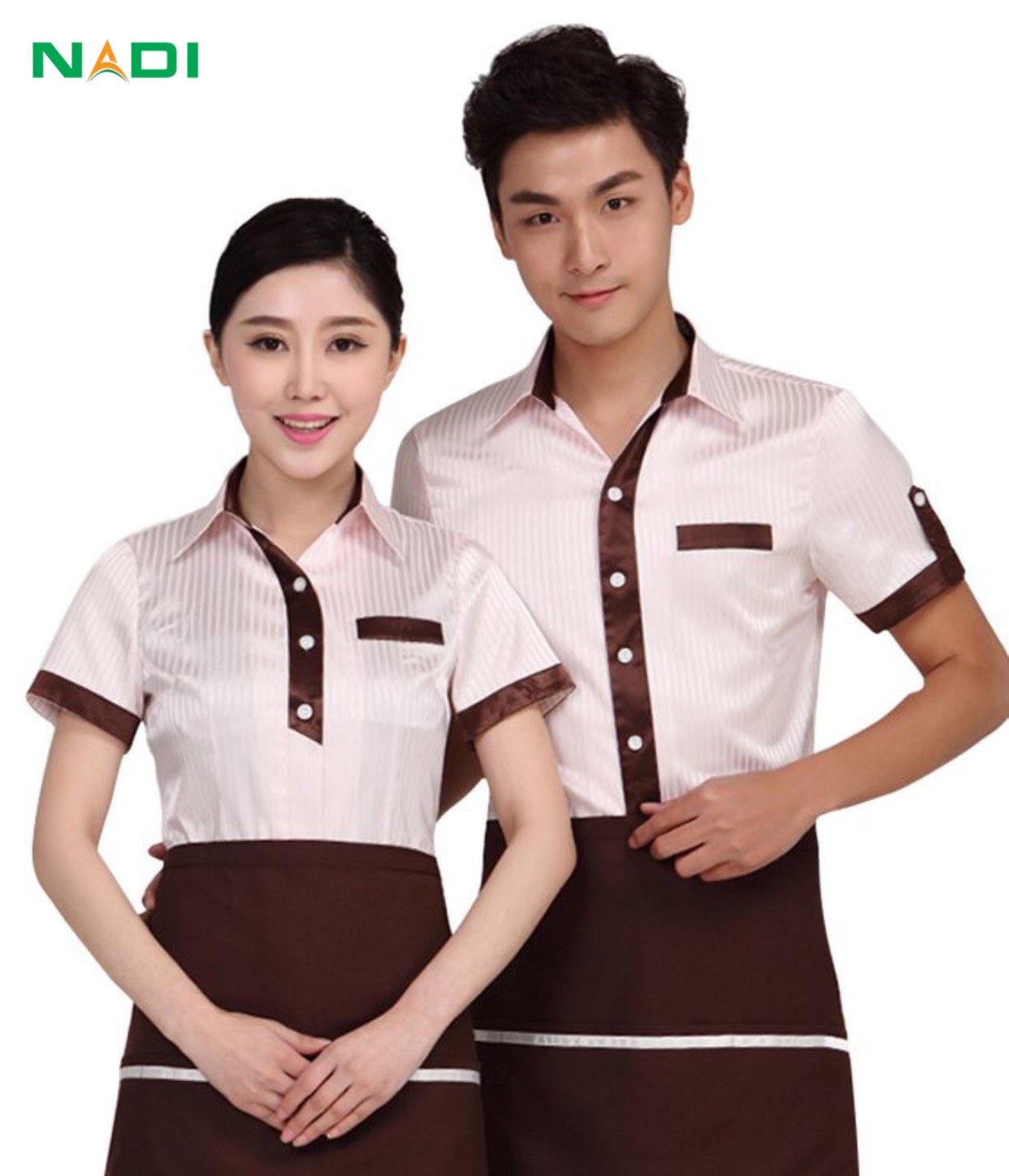 Các loại áo sơ mi đồng phục nhà hàng cũng rất được ưa chuộng