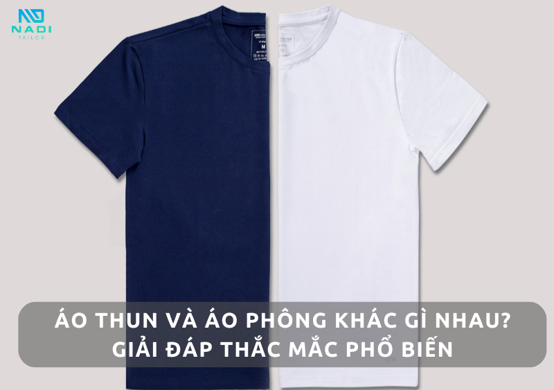 áo thun và áo phông khác gì nhau