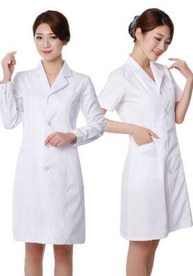 mẫu áo blouse bác sĩ nữ