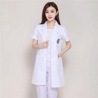 mẫu áo blouse bác sĩ nữ