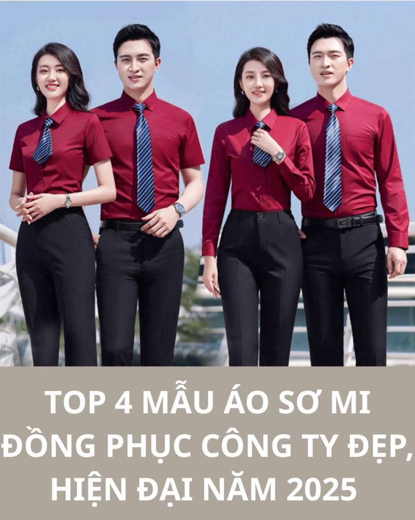 áo sơ mi đồng phục công ty đẹp