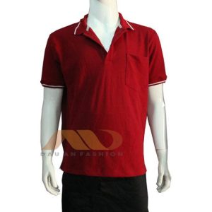 Áo thun nhà hàng màu đỏ dành cho nam HS0083