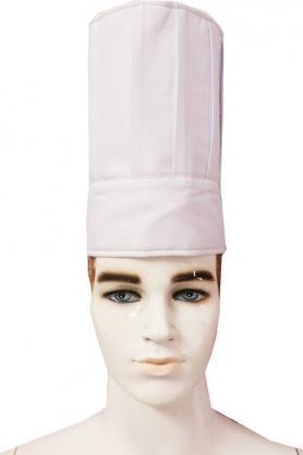 Nón bếp trưởng màu trắng NB001 1 Nón bếp trưởng màu trắng NB001