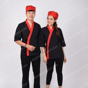 ao nhan vien nha hang nhat ban