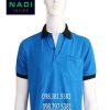 Áo thun nam phục vụ màu xanh AT008 2 ao thun 20022504
