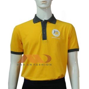 Áo thun đồng phục màu vàng dành cho nam HS0221