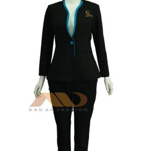Đồng phục áo vest quần tây đen HS0055