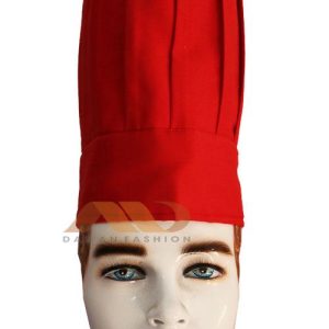 Nón bếp trưởng màu đỏ NB003