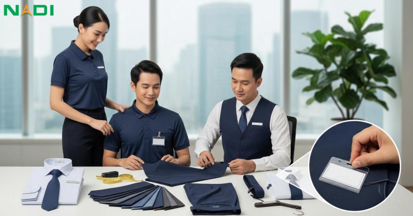 Tiêu chí thiết kế và chất liệu cho đồng phục bảo hiểm