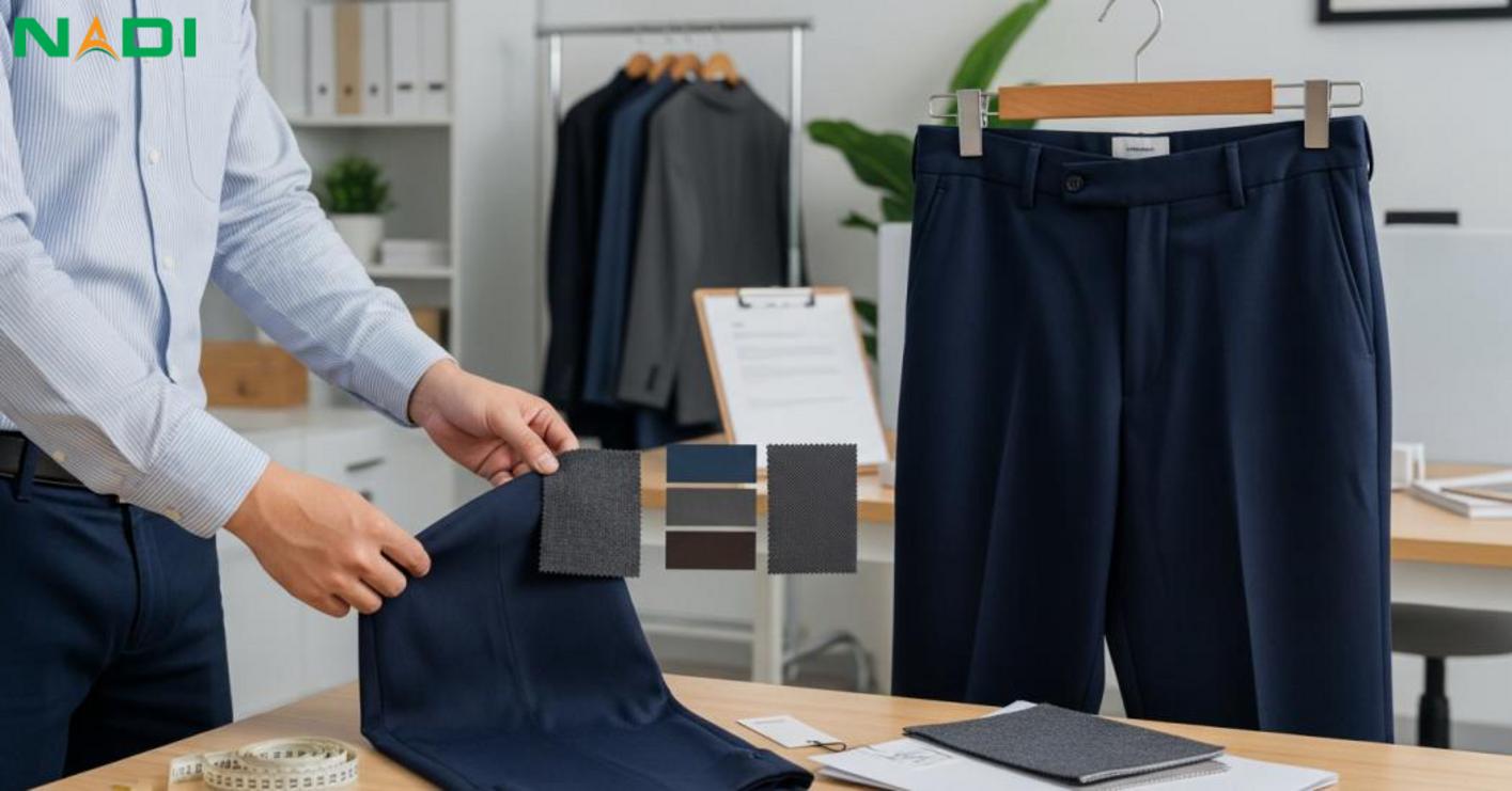 Tiêu chí chọn đồng phục quần tây nam cho công sở