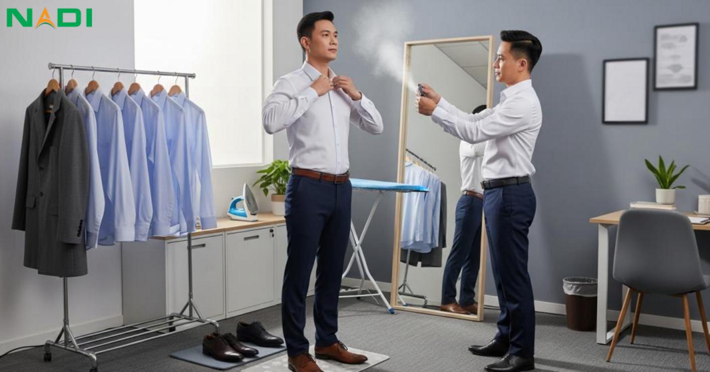 Quy định và cách mặc đồng phục sơ mi công sở nam