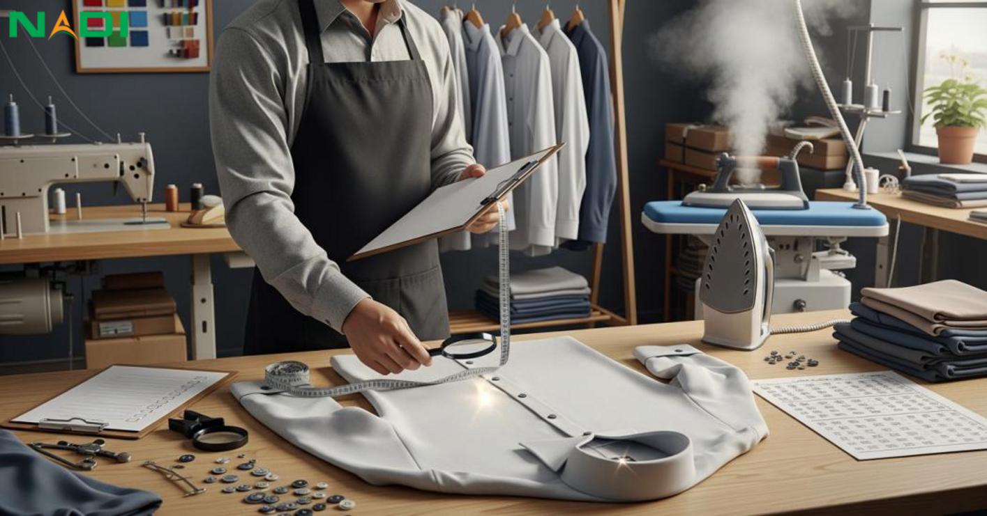 Triển khai đặt may và bảo quản sơ mi đồng phục cao cấp