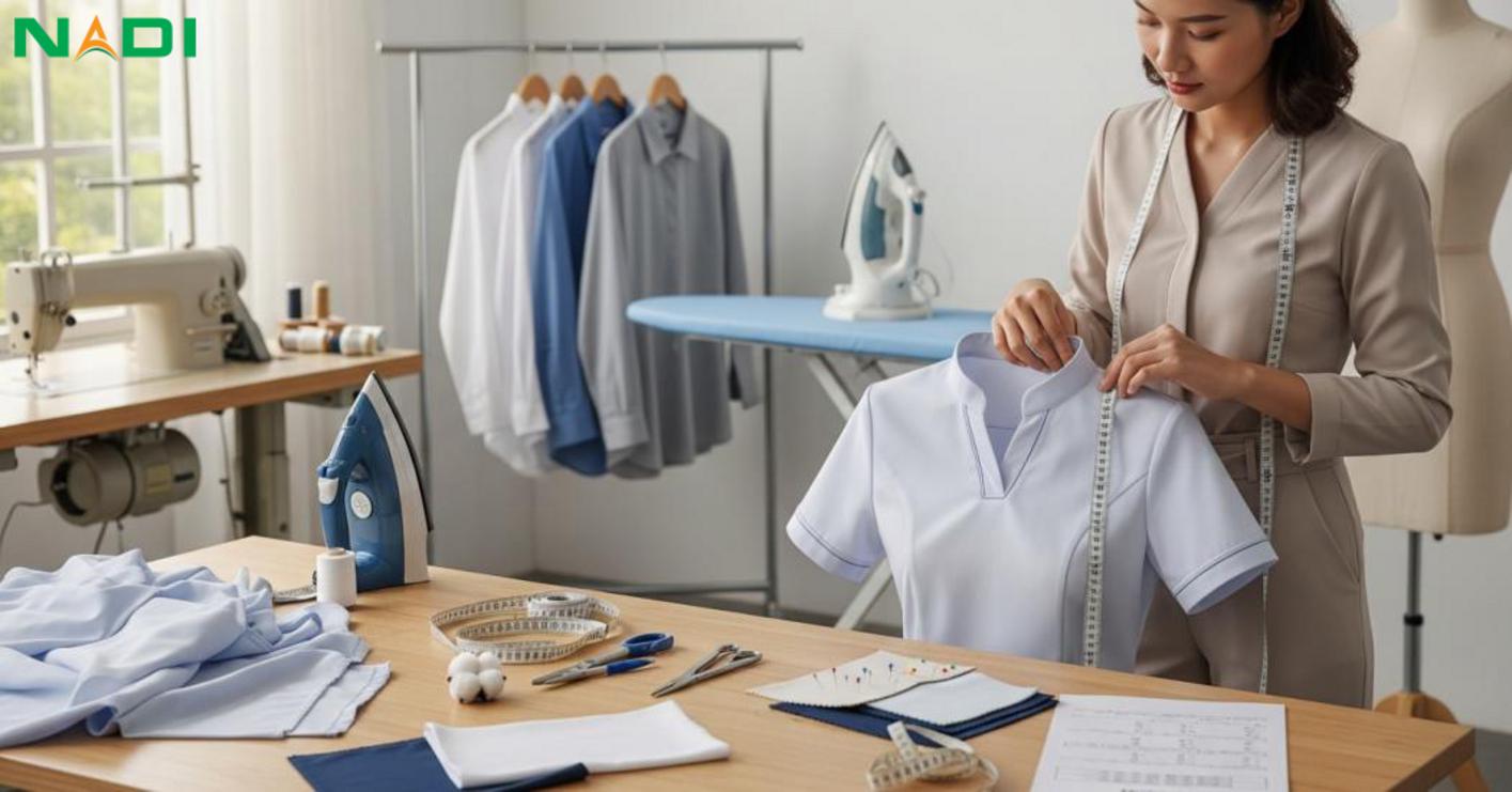 Tiêu chí chọn và thiết kế đồng phục sơ mi nữ