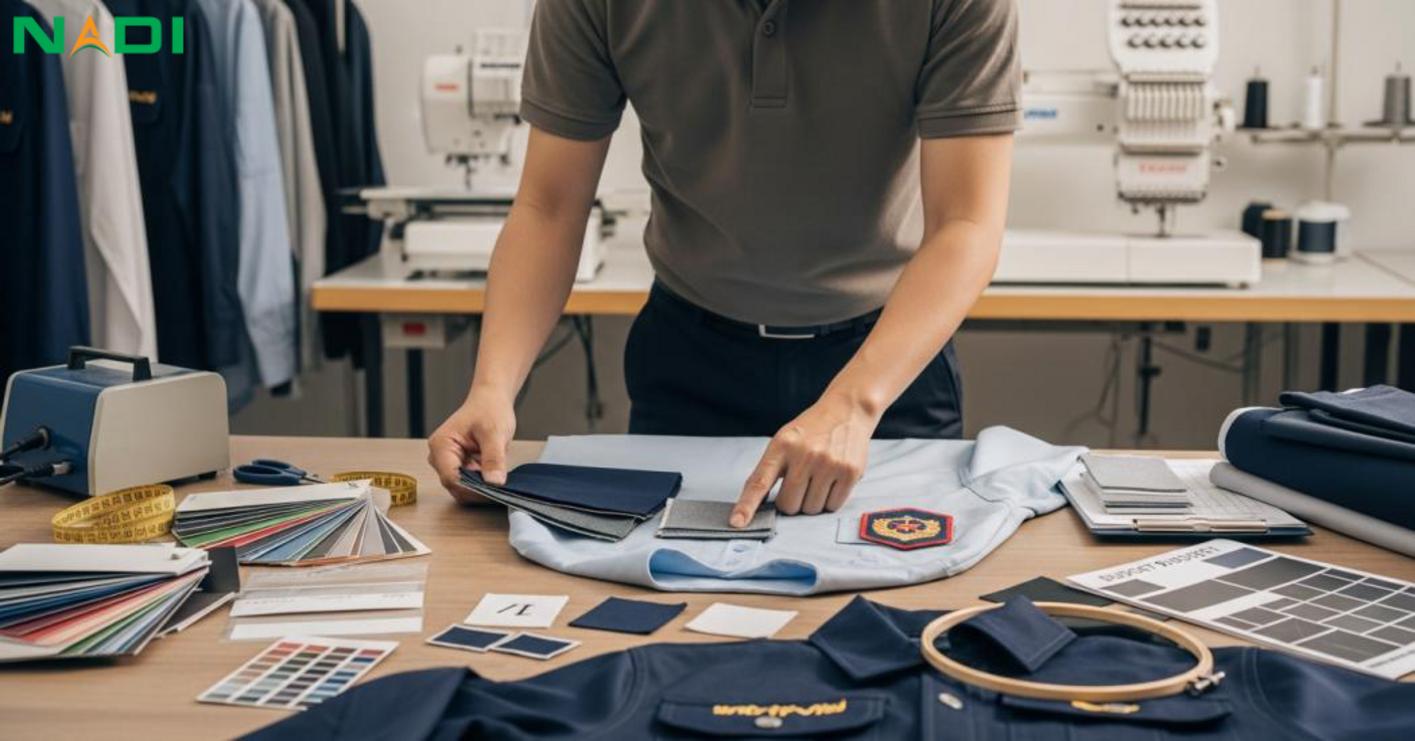 Quy trình chọn và may đồng phục theo ngành