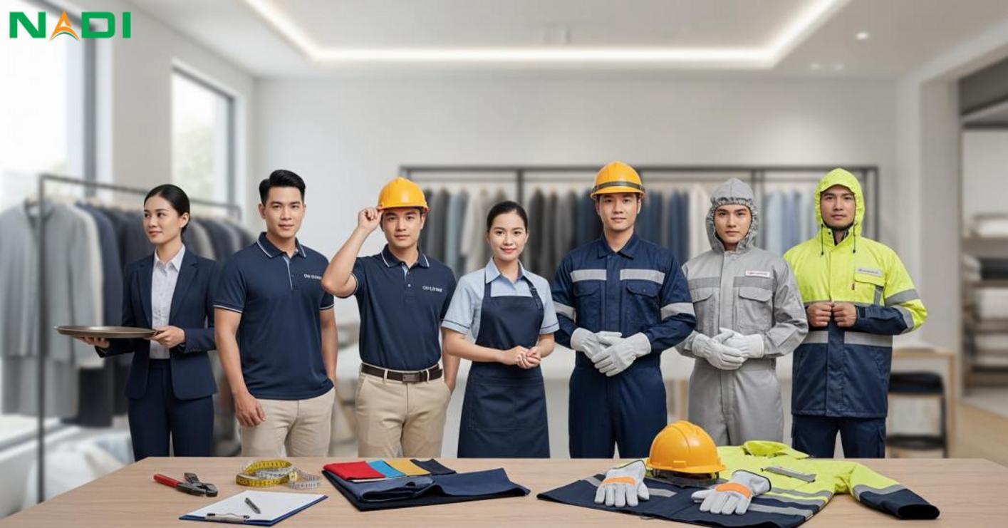 Mẫu đồng phục theo ngành nghề phổ biến (theo mục đích)