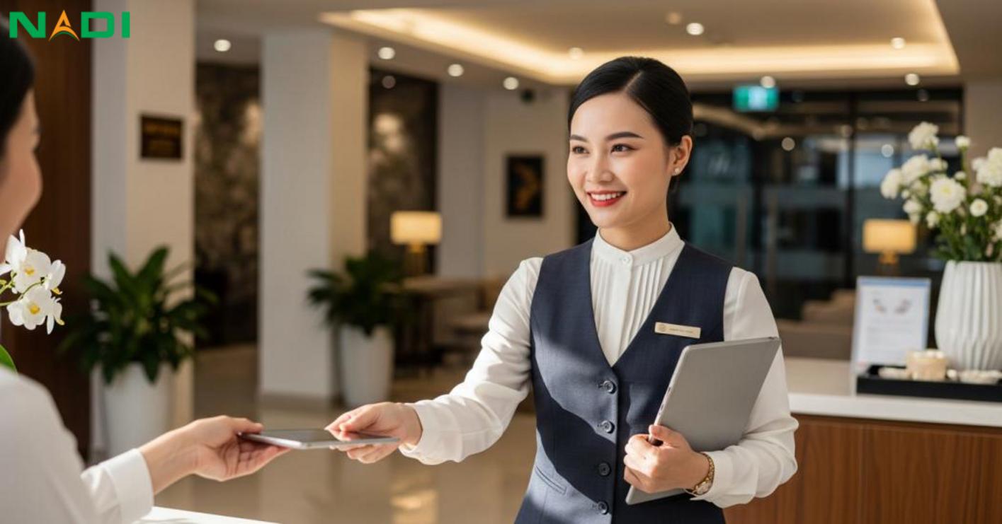 Đồng phục vest nữ: vai trò và tiêu chí cho lễ tân, quản lý