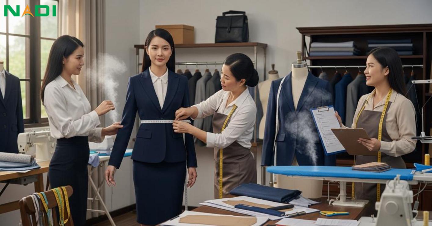 Triển khai đồng phục vest nữ cho lễ tân và quản lý: checklist và áp dụng