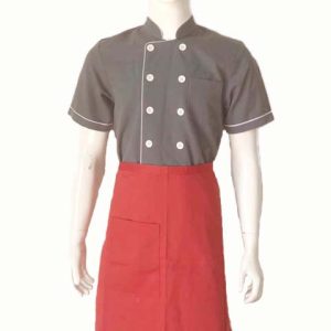 Tạp dề nửa thân màu đỏ dành cho nam TD008