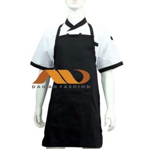 Tạp dề toàn thân màu đen TD001