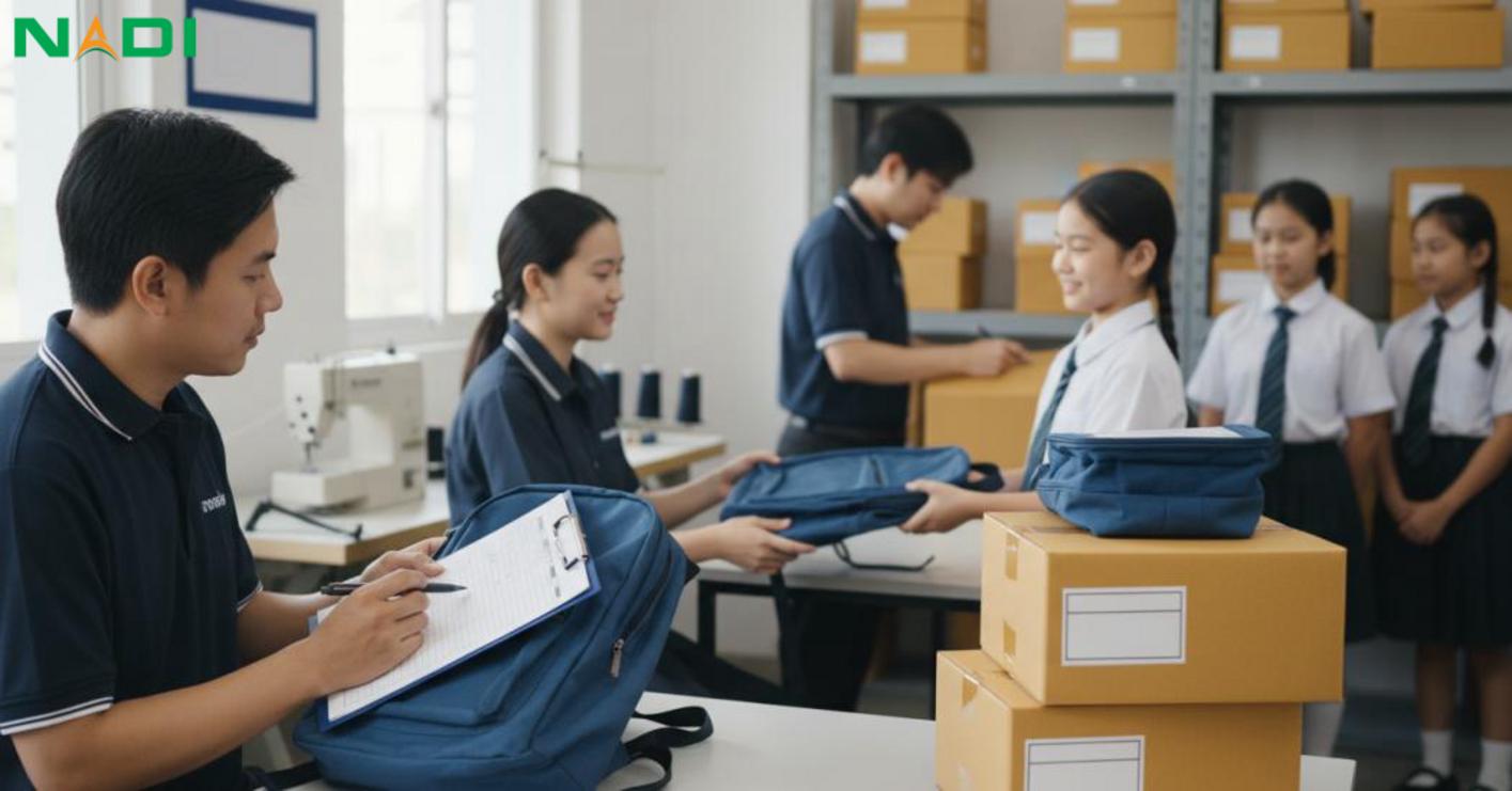 Triển khai và quản lý sử dụng balo đồng phục trong nhà trường