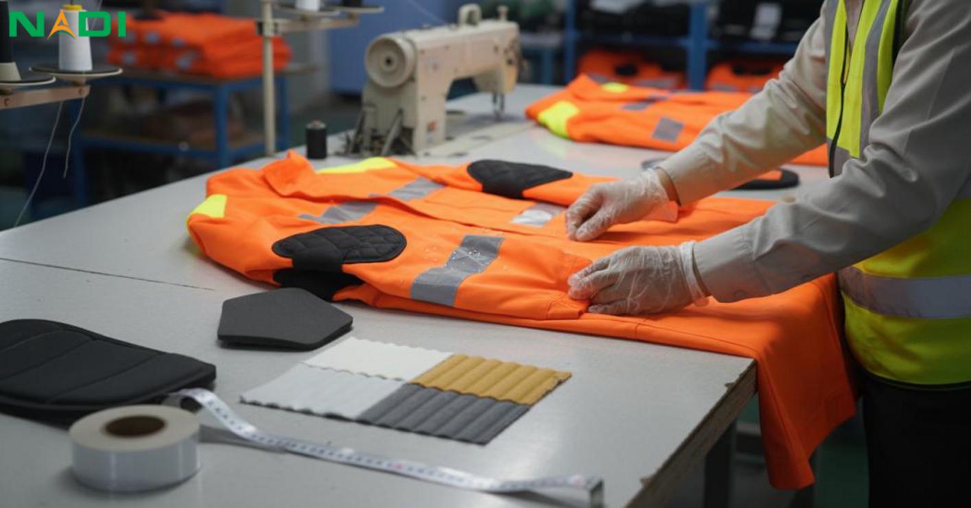 Chất liệu và cấu tạo đồng phục bảo hộ lao động