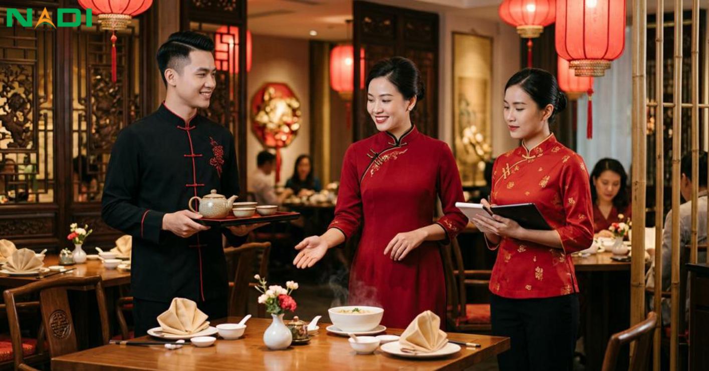 Định nghĩa và vai trò của đồng phục nhà hàng hoa