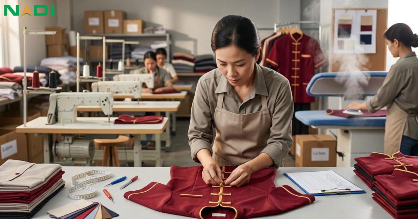 Quy trình đặt may, chi phí và chọn xưởng may