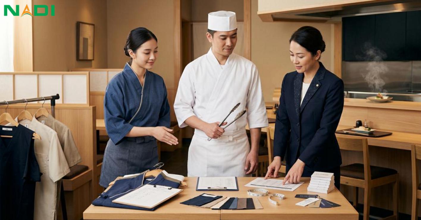 Mẫu đồng phục theo vị trí và chuẩn hóa vận hành