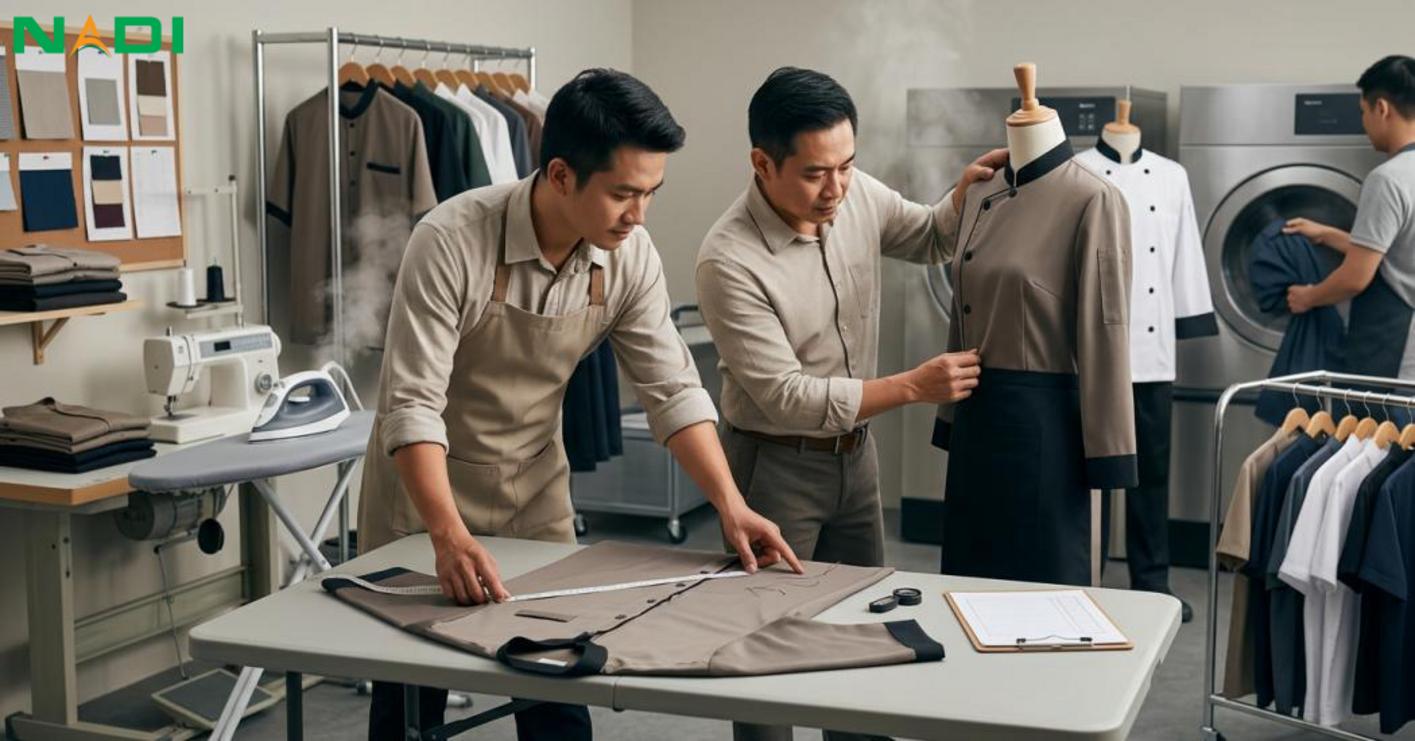 Quy trình đặt may, kiểm soát chất lượng và quản lý vận hành