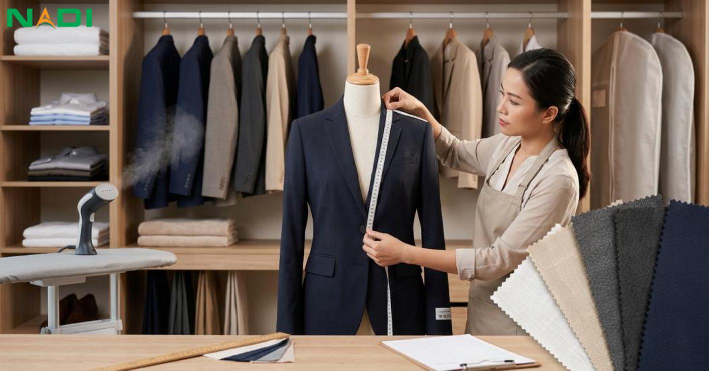 Chất liệu, size và cách bảo quản đồng phục quản lý