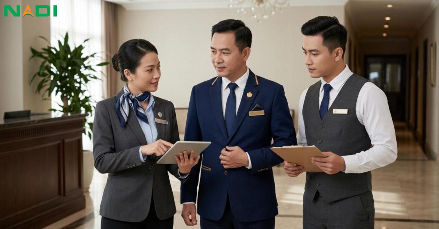 Quy định và tiêu chuẩn đồng phục quản lý khách sạn
