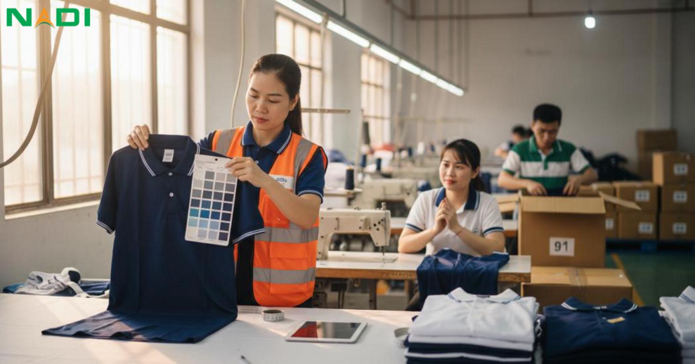 Quy trình đặt may, quản lý dự án và lựa chọn nhà may