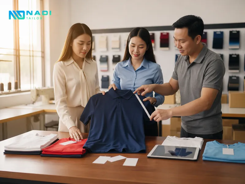 Áo thun đồng phục vừa là trang phục vừa là công cụ nhận diện thương hiệu