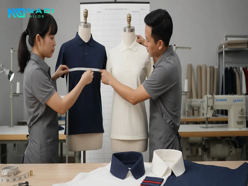 Quy trình đặt may cần số liệu rõ ràng để tạo sự đồng bộ