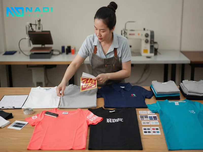 Chất liệu, kiểu áo và kỹ thuật in phù hợp cho từng sự kiện khác nhau