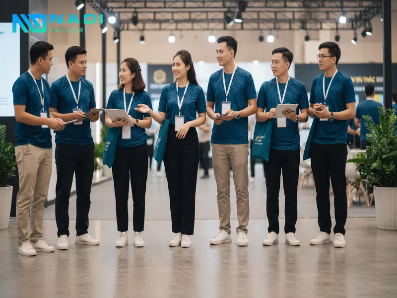 Ấn tượng trong một sự kiện nằm ở hình ảnh đội ngũ xuất hiện đồng bộ