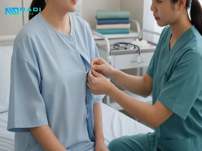 Đồng phục bệnh nhân ảnh hưởng trực tiếp đến kiểm soát nhiễm khuẩn và trải nghiệm người mặc