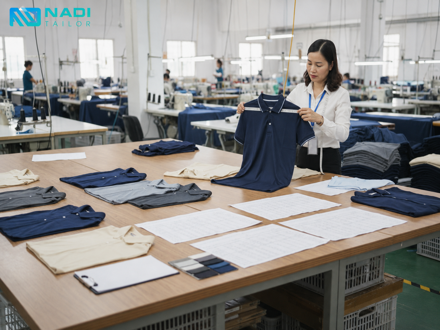 Quy trình đặt may đồng phục doanh nghiệp số lượng lớn để không bị chậm tiến độ