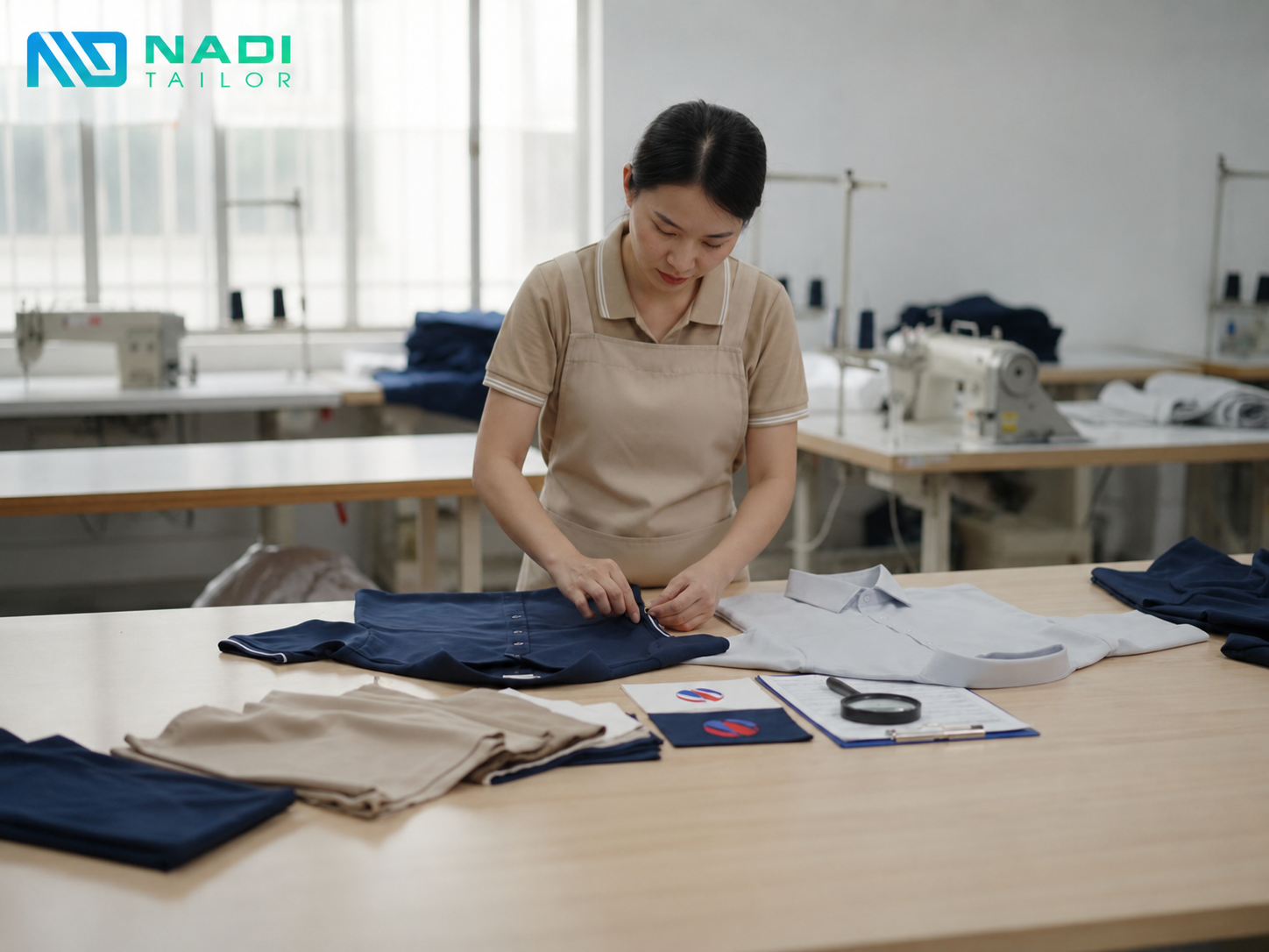 Chất liệu, công nghệ may và in thêu quyết định độ bền của đồng phục Chất liệu, công nghệ may và in thêu quyết định độ bền của đồng phục