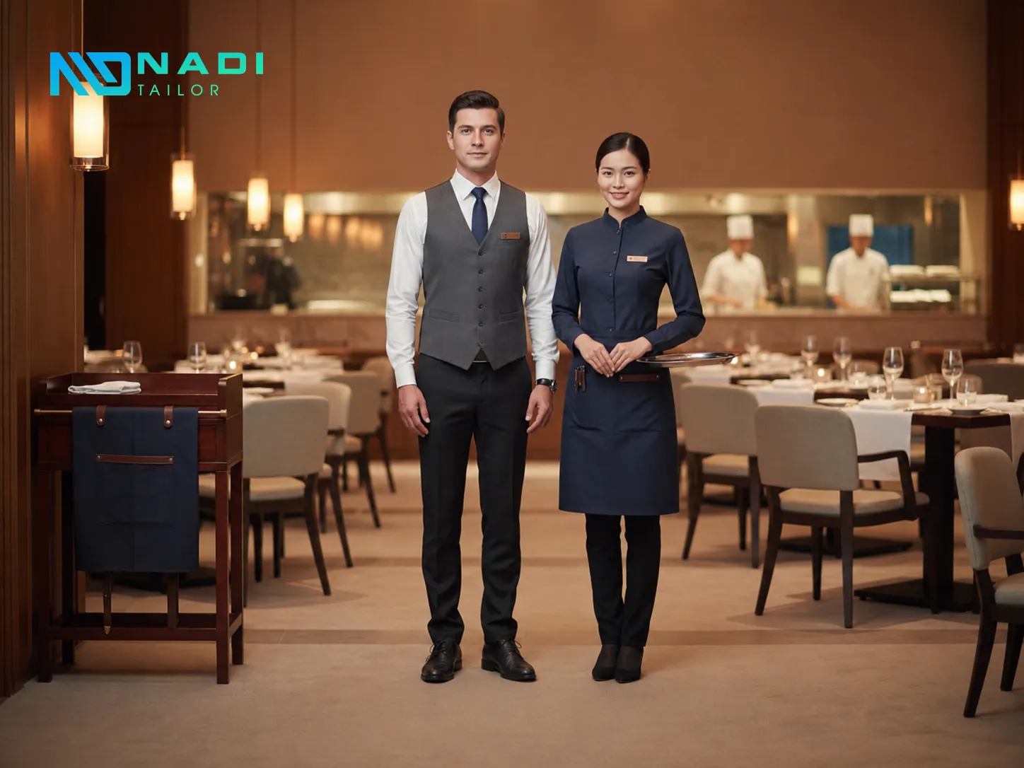 Thiết kế đồng phục cần phân tách theo vị trí để đảm bảo thương hiệu, thẩm mỹ và hiệu quả vận hành.
