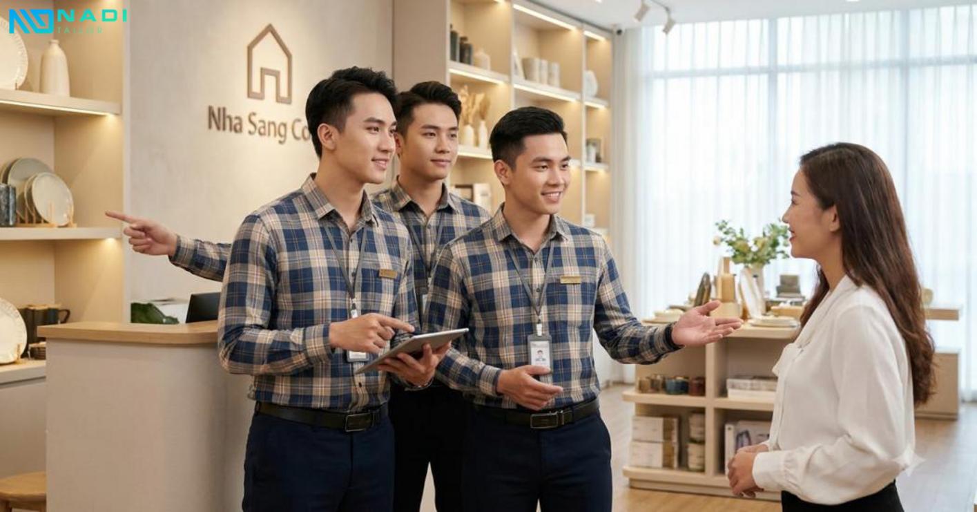 Áo caro nam phù hợp với bối cảnh doanh nghiệp nào
