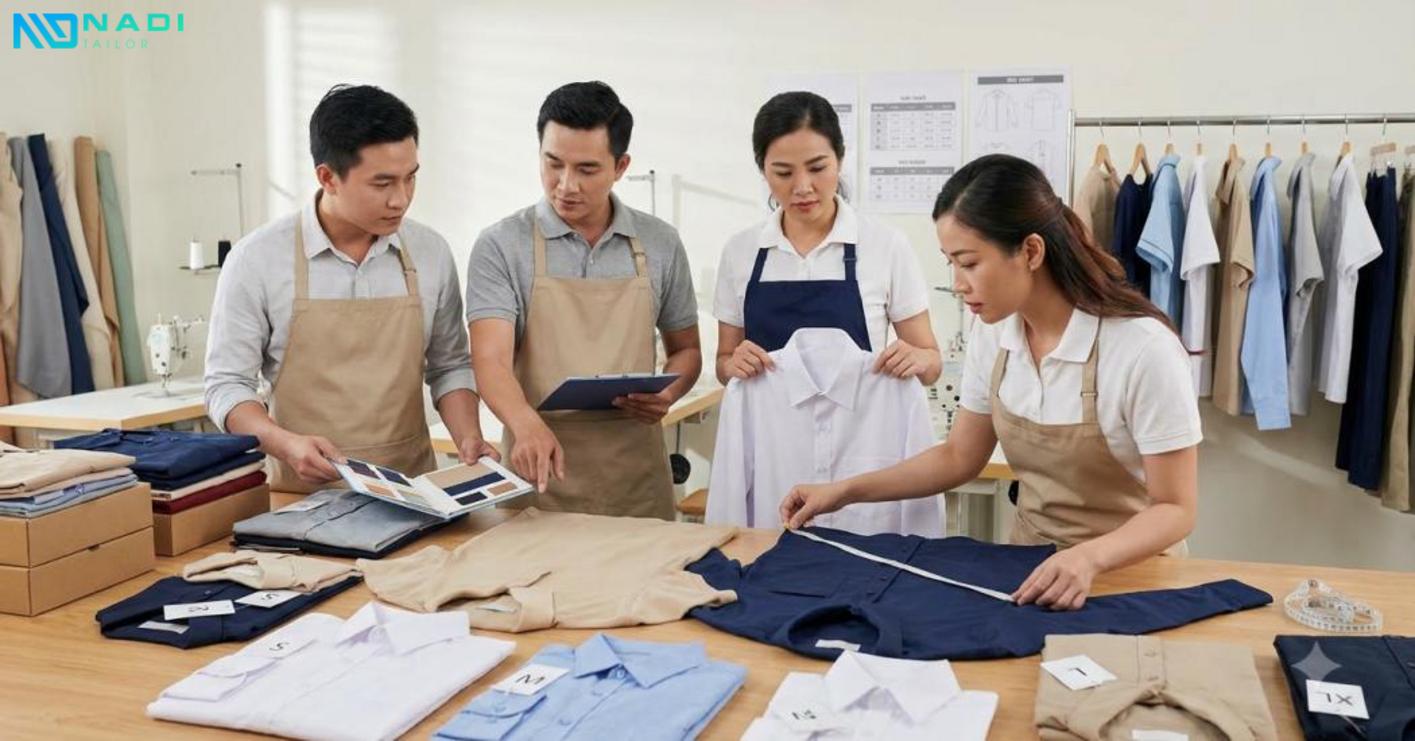 Chọn đúng form áo unisex hay riêng nam nữ giúp đội ngũ thoải mái, đồng bộ và tối ưu chi phí.