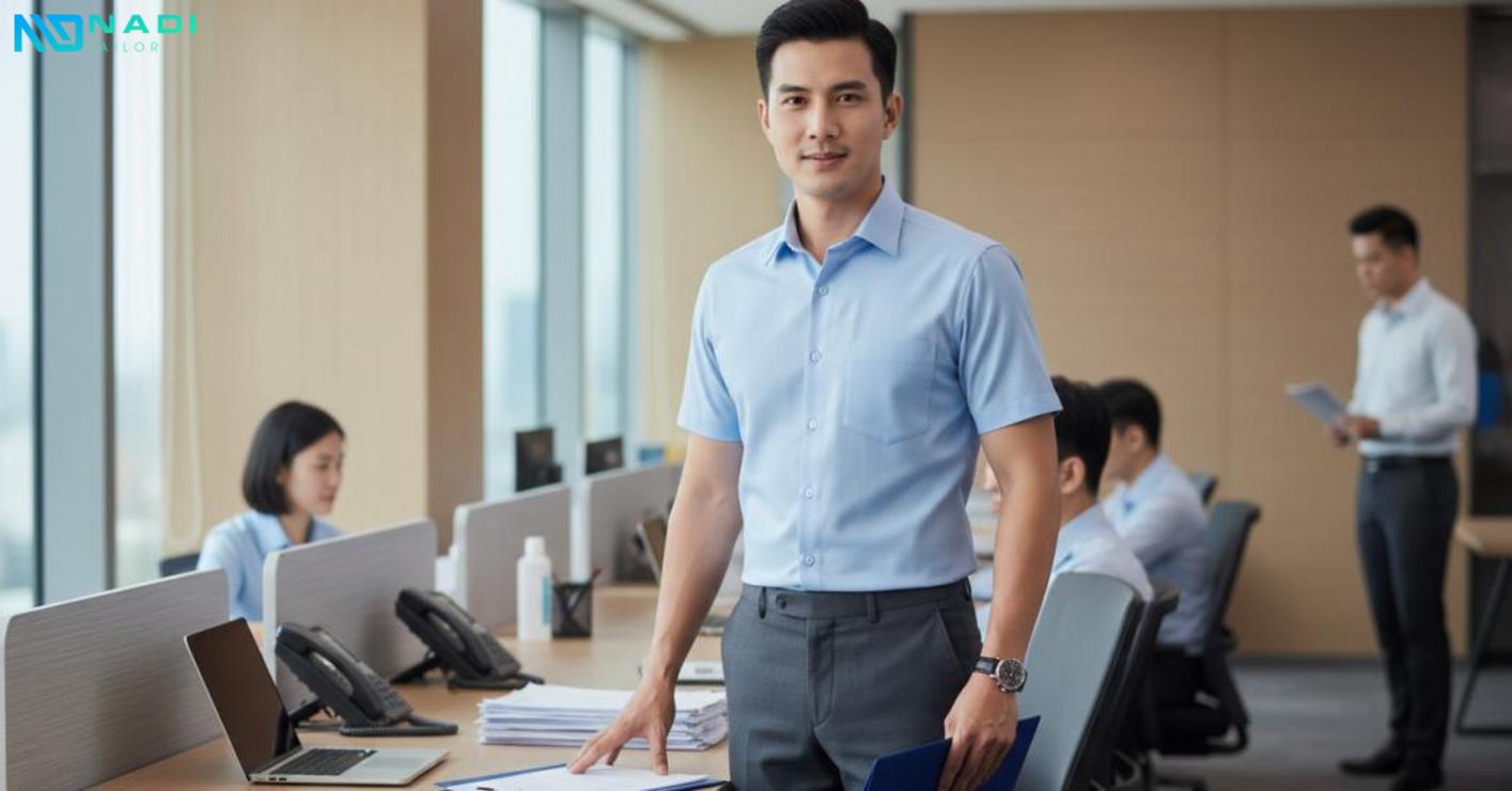 Áo sơ mi nam tay ngắn phù hợp với môi trường làm việc nào?