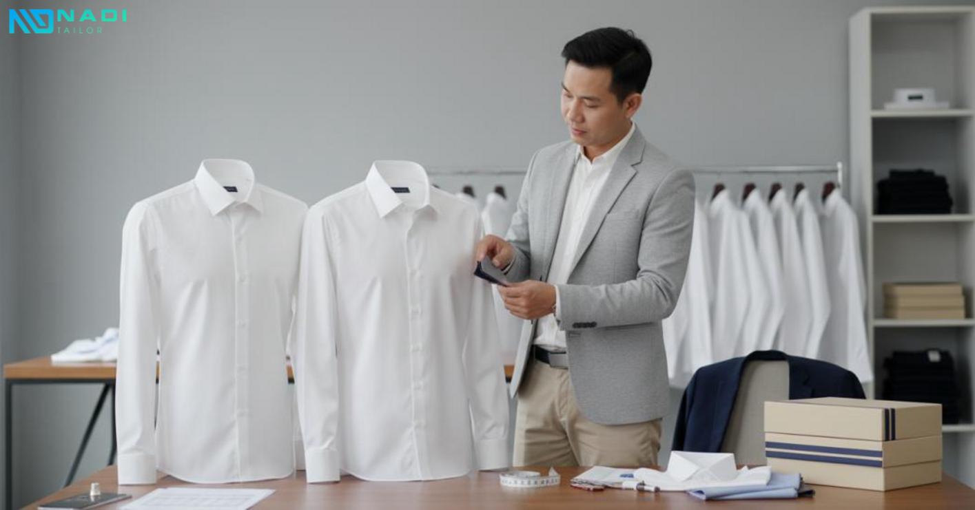 Những câu hỏi thường gặp về áo sơ mi trắng nam cao cấp