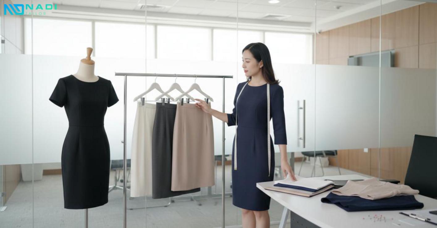 Những câu hỏi thường gặp về váy đồng phục công sở