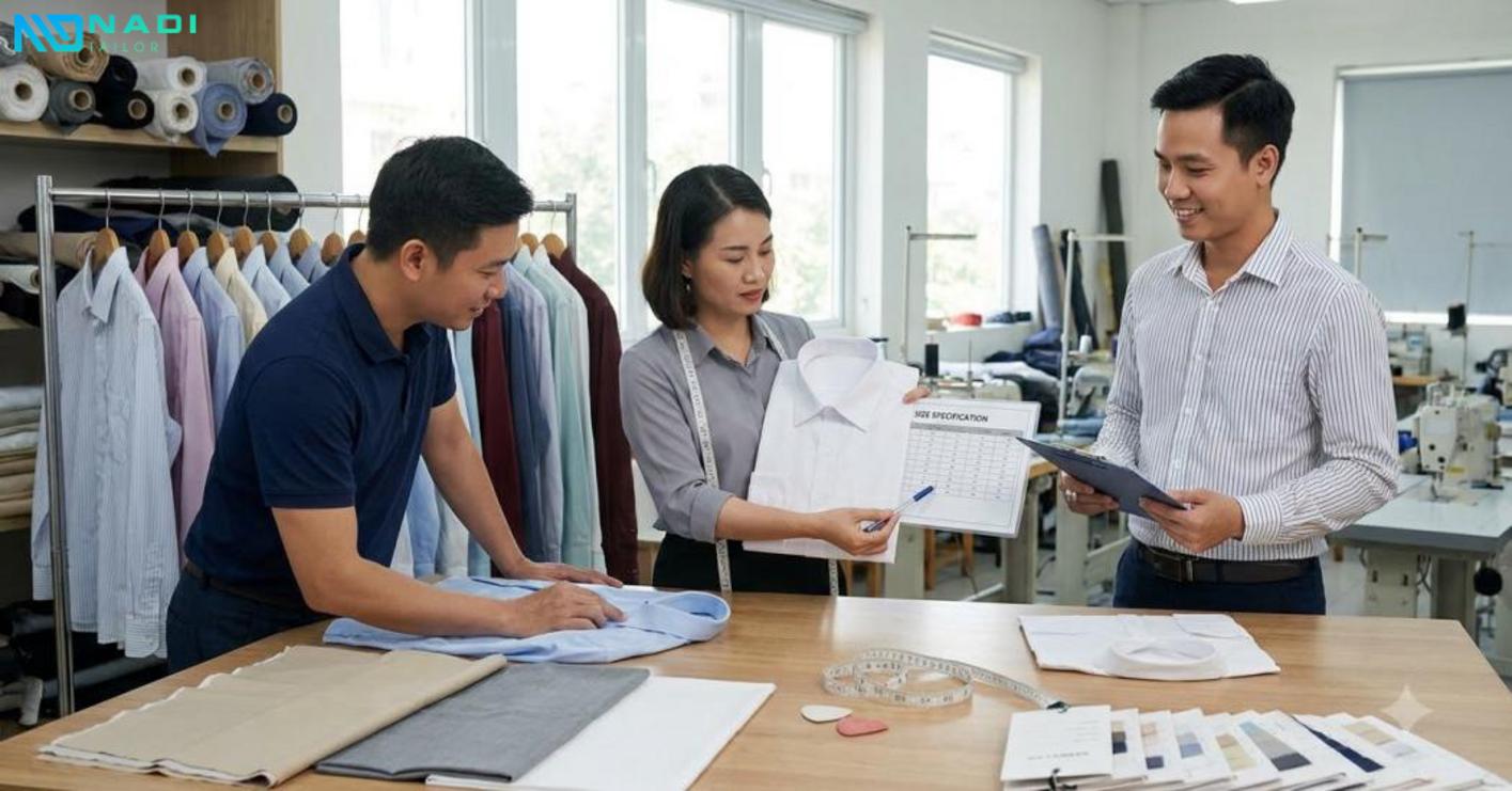 Chuẩn bị sớm giúp kiểm soát form, chất liệu và tiến độ giao áo