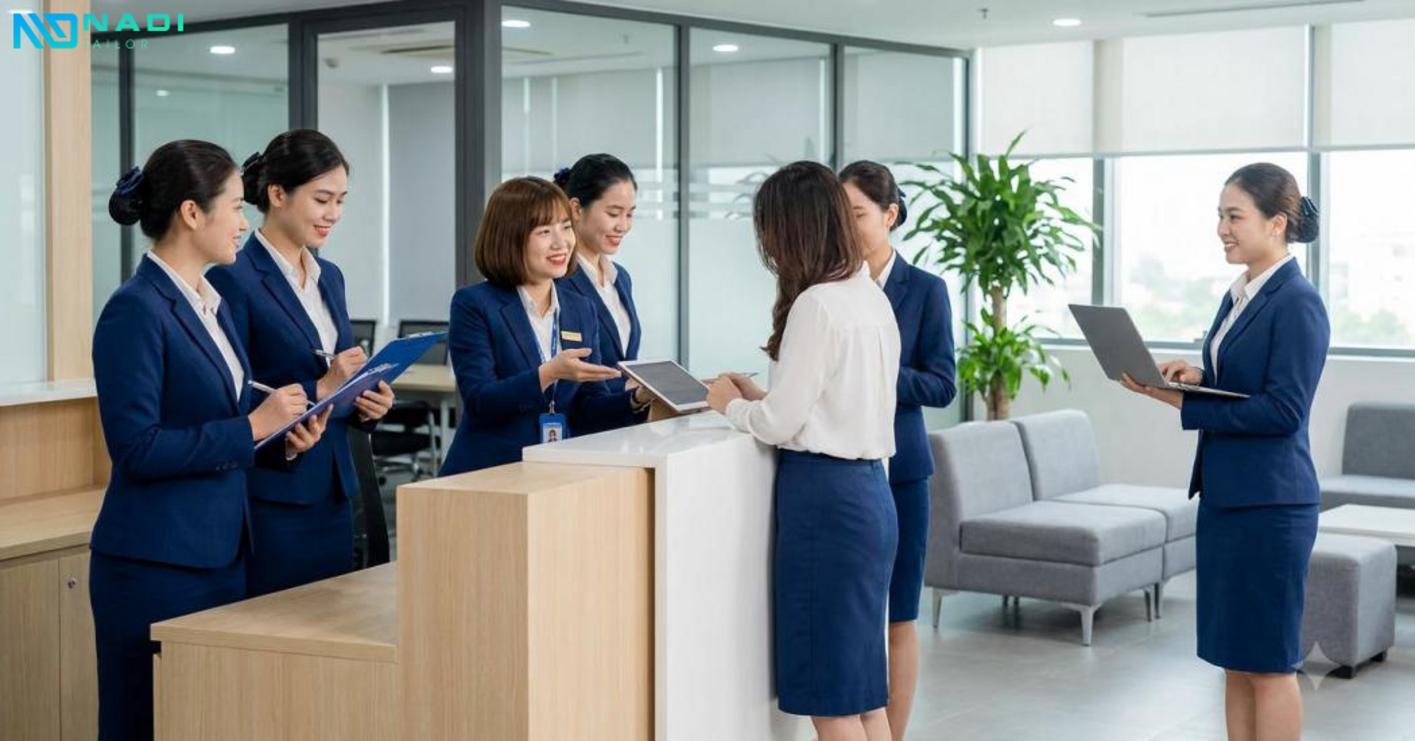 Đồng phục nữ giúp doanh nghiệp đồng bộ hình ảnh, chuyên nghiệp và tăng nhận diện thương hiệu