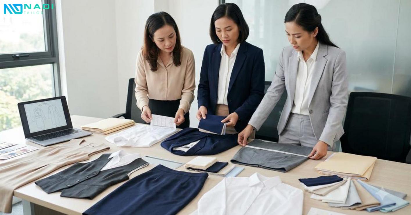 Thống nhất sớm giúp hạn chế lỗi và đảm bảo đồng phục đúng yêu cầu