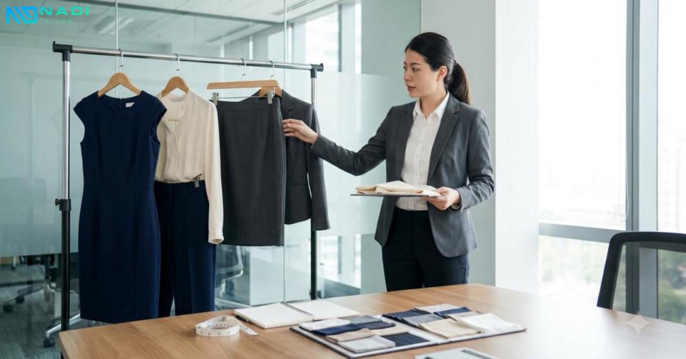 Đồng phục nữ cần cân bằng thẩm mỹ, thoải mái và tính chuyên nghiệp lâu dài